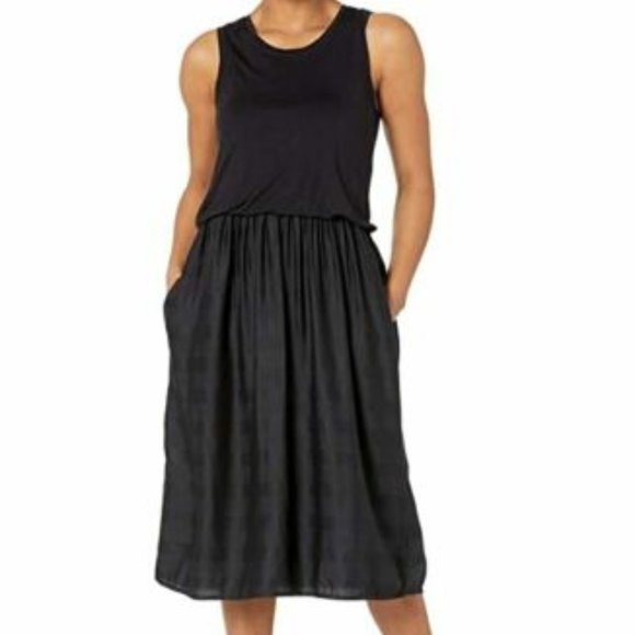 prAna Perry Sleeveless Blouson Midi Dress Women's Size M - Picture 5 of 11